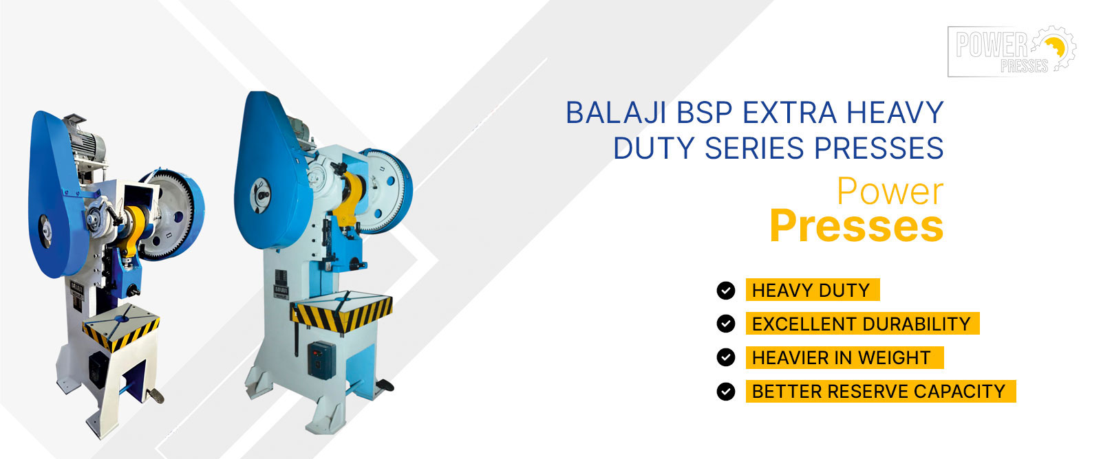 BSP Extra Heavy Duty Series Presses