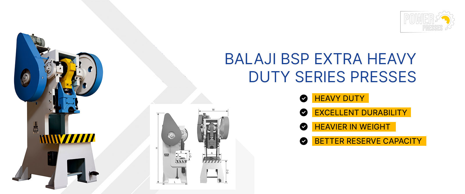 BSP Extra Heavy Duty Series Presses